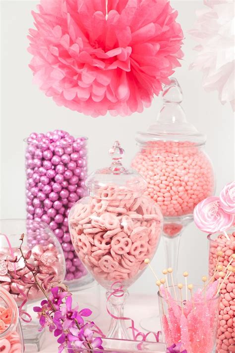 Pink Candy Buffet — Candy Buffets — Wedding Candy — Pink