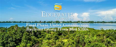 New Waterfront Condos In Sarasota Edgewater At Hidden Bay