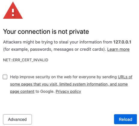 Please check the expiry date of your ssl certificate. How to resolve chrome ssl localhost error when using docker? - Ayesh Alshukri