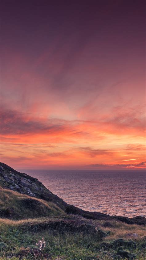 Free Download Ocean Sunset Wallpaper Iphone Android Desktop Backgrounds