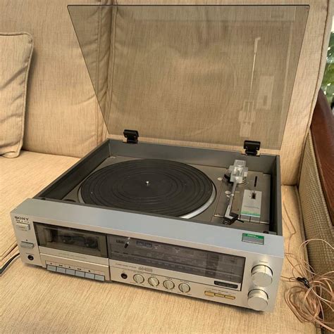 Sony Jj 500 Turntable Cassette Tuner Stereo System Tested Gc Vintage