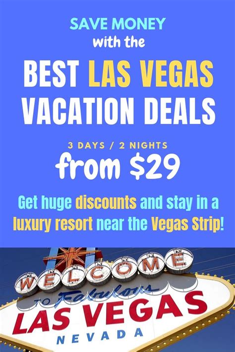 Best Las Vegas Vacation Deals From 29 Las Vegas On A Budget Vegas Vacation Las Vegas