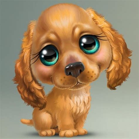 Karykatury Szczeniąt Cute Animals Cute Dogs Puppy Dog Eyes