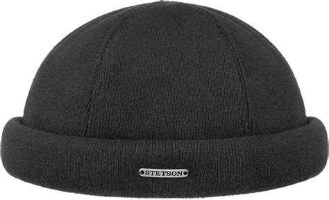 Stetson Docker Knit Hat Men Winter Beanie Cotton With Cuff Caps