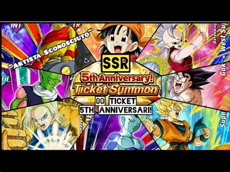 Explore the new areas and adventures as you advance through the story and form powerful bonds with other heroes from the dragon ball z universe. DOKKAN BATTLE ITA!DRAGON BALL Z5TH ANNIVERSARIO!TICKET SUMMON!USO 80 TICKET 5TH!#Dokkanbattle# ...