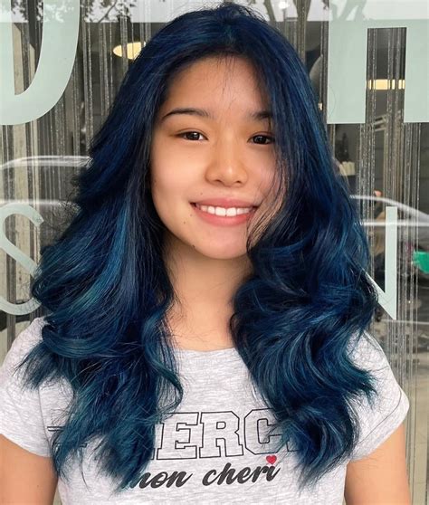 20 attractive dark blue hair color ideas to try in 2023 hairdo hairstyle
