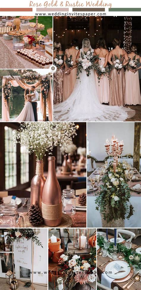 5 Amazing Rose Gold Wedding Color Ideas To Steal In 2020 Rose Gold
