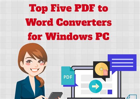 Top 5 Pdf To Word Converters For Windows Pc Infographic