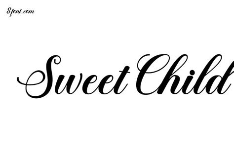 Sweet Child Script Graphic Design Fonts