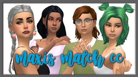 Made A Maxis Match Cc Showcase All Cc Is Linked On My