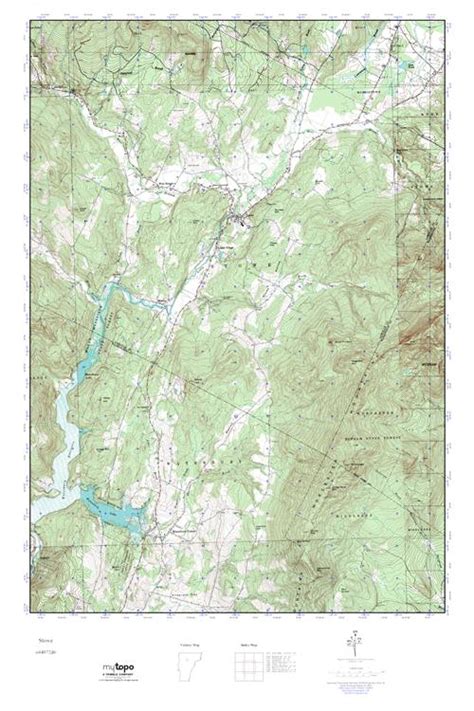 Mytopo Stowe Vermont Usgs Quad Topo Map
