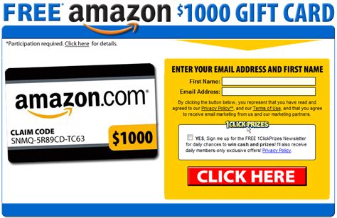 If you are looking for more ways to make and save money, here are smart ideas on how to get free. Get $1000 Amazon Gift Card for Free - Samples R Us