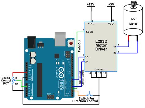 Dc Motor Interfacing With Arduino Uno Electronicwings