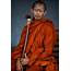 A Tattooed Buddhist Monk Waits For Train In The Troubled Yala 