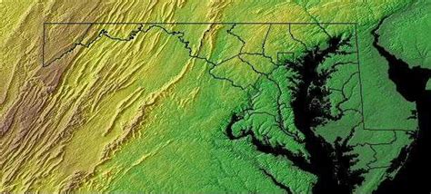 Maryland Geography Maryland Regions And Landforms