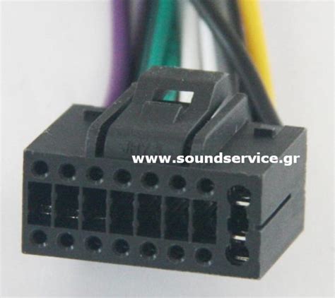 Pioneer Iso 13 Cable Car Audio 16 Pin Iso Connectors Cables For Car