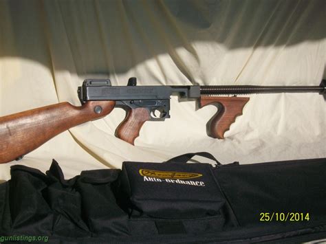 Rifles Thompson Submachine Gun Semi Auto 45 Cal
