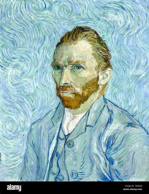 Vincent Van Gogh Self Portrait Post Impressionist Painting 1889