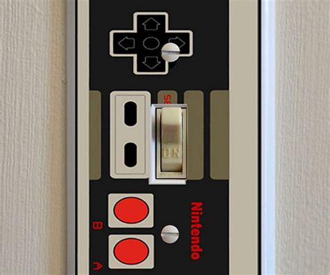 Nes Controller Light Switch Plate