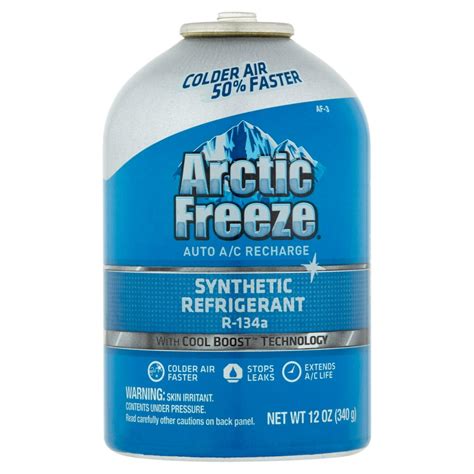 Arctic Freeze Synthetic Refrigerant R 134a 12 Ounces