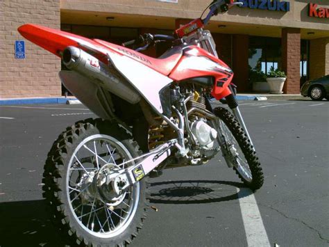 It is mainly used for family recreation and easy off road trails. 2004 Honda CRF150F Dirt Bike for sale on 2040-motos