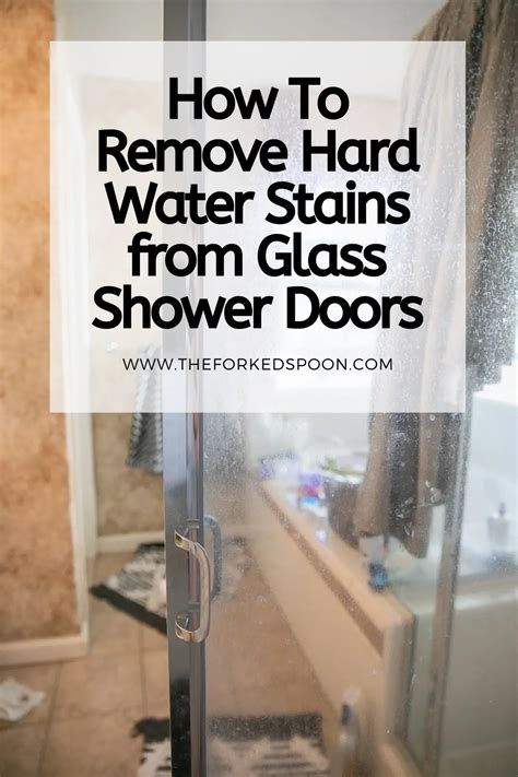 How To Clean Hard Water Stains Off Shower Doors Shower Ideas
