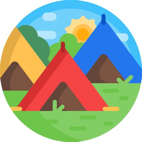 Camping Tent Free Travel Icons