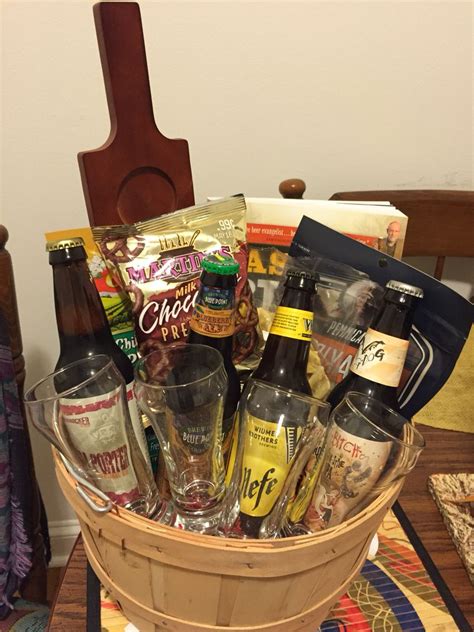 Craft Beer And Snack Pairing T Basket Great Idea For A Unique Guys