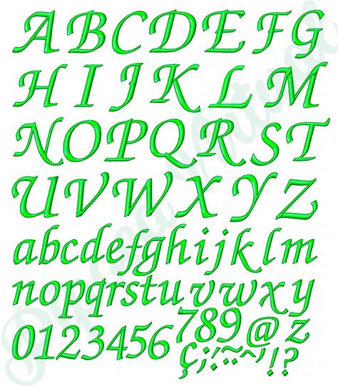 Alfabeto Letras Cursivas Completo Matrizes Para Bordado C17 Kulturaupice