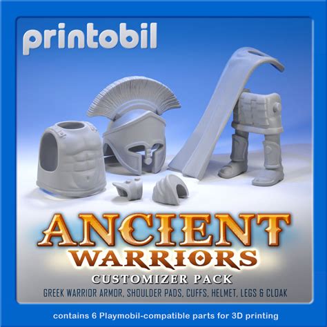 Stl File Playmobil Ancient Warriors Greek Warrior Playmobil