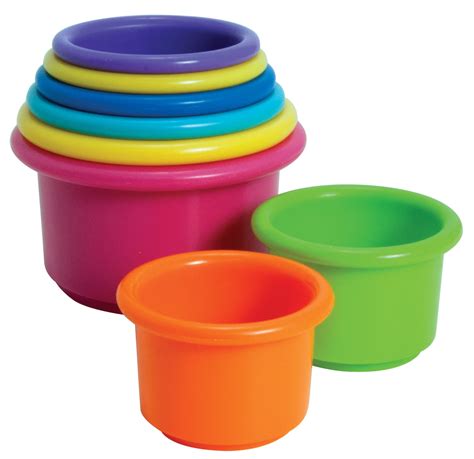 The First Years Stack And Count Cups Toddler Stacking Cup Toys 8 Pieces
