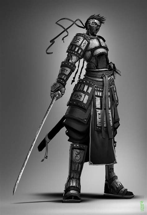 Male Armored Ninja Ninja Art Character Art Concept Art Characters