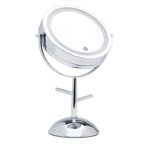 Mirrorvana 7 Inch Dual Sided Magnifying Led Lighted Vanity Makeup Mirr