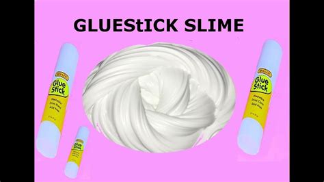 Diy Glue Stick Slime Without Microwave Or Freezer Borax How To Make