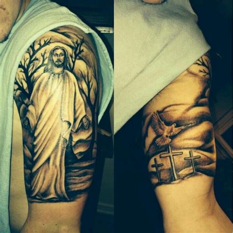 Jesus Dove Calvary Tattoo Tattoos Pinterest Jesus And Tattoos