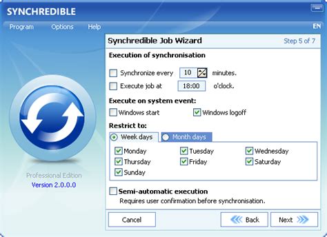 Download Synchredible Free Software To Sync Files Folders