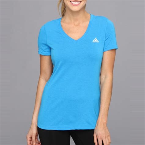 Adidas Womens Ultimate V Neck Short Sleeve T Shirt Rank And Style