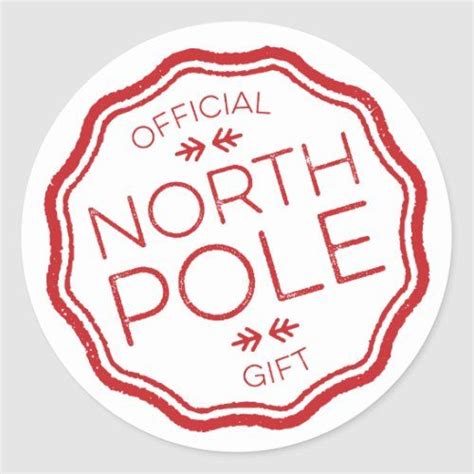 The Official North Pole T Sticker
