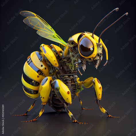 Robotic Wasp Insect Robot Robotic Wasp Bee Cyborg Drone Animal
