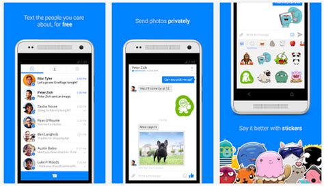 The messenger apk offers several options for users such as texts, photos, a video chat feature and more. Facebook Messenger | Download APK For Free (Android Apps)