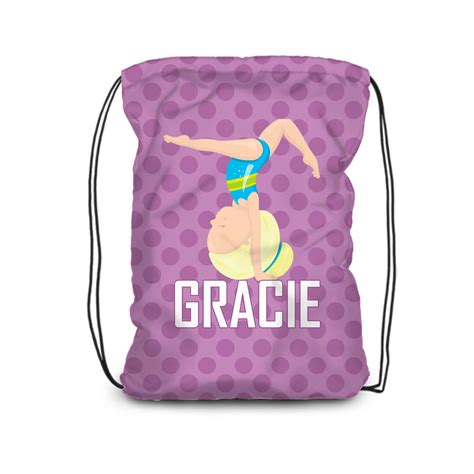 Gymnast Personalized Drawstring Backpack Girls Gymnastic