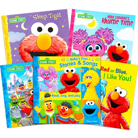 Buy Sesame Street Book Bundle Elmo Read Play Sound Book Set 4 Pack