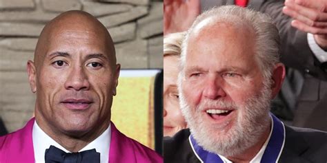 Rush Limbaugh Dwayne The Rock Johnson Sold His Soul To China By