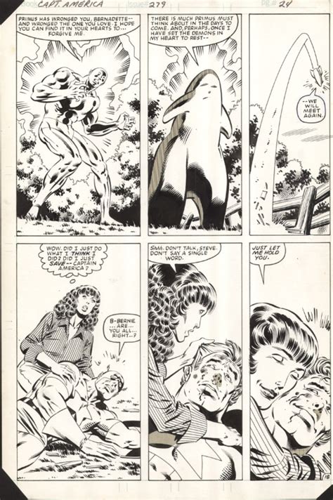 Mike Zeck Captain America Page In Constant N S Mike Zeck