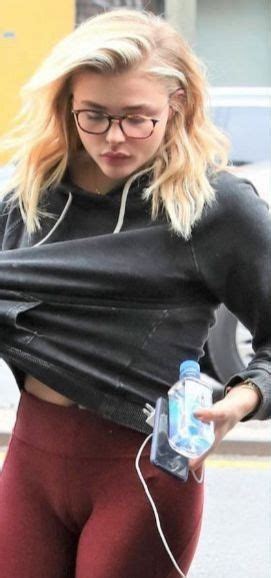 Chloe Grace Moretz Yoga Blue