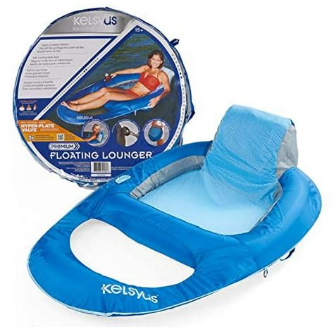 Kelsyus Premium Floating Lounger With Fast Inflation Inflatable