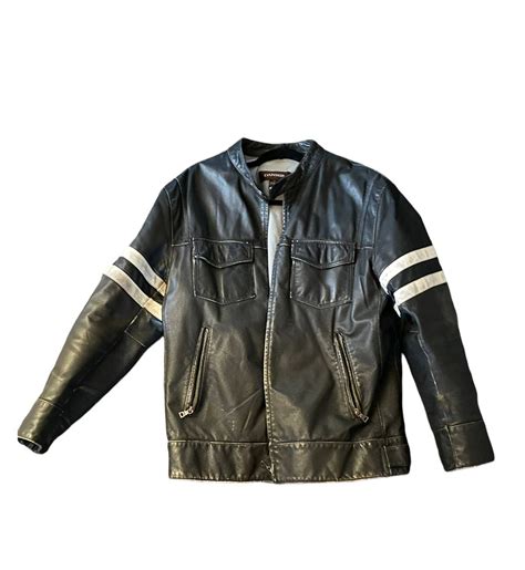 Vintage Danier Vintage Leather Motorcycle Jacket Grailed