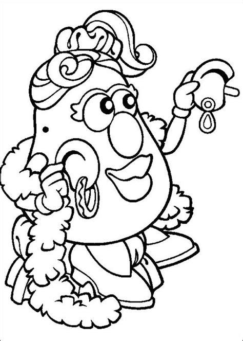 Top 10 alphabet tracing pages kids activities. Kids-n-fun.com | 57 coloring pages of Mr. Potato Head