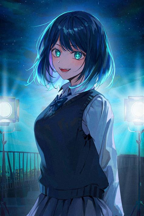Akane Kurokawa Oshi No Ko Dark Anime Girl Anime Anime Girl