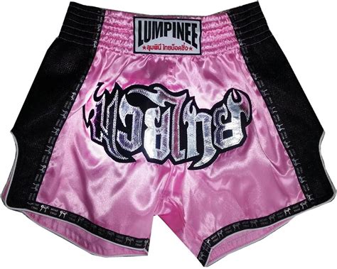Lumpinee Retro Muay Thai Kick Boxing Shorts Lumrto 003 Pink Uk Sports And Outdoors
